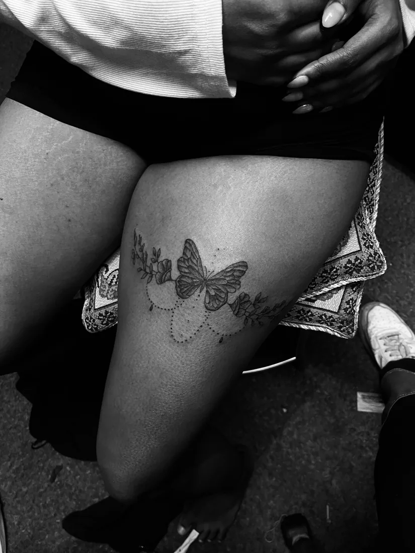 Black Ink tattoo work by Sid Ink Tattoo