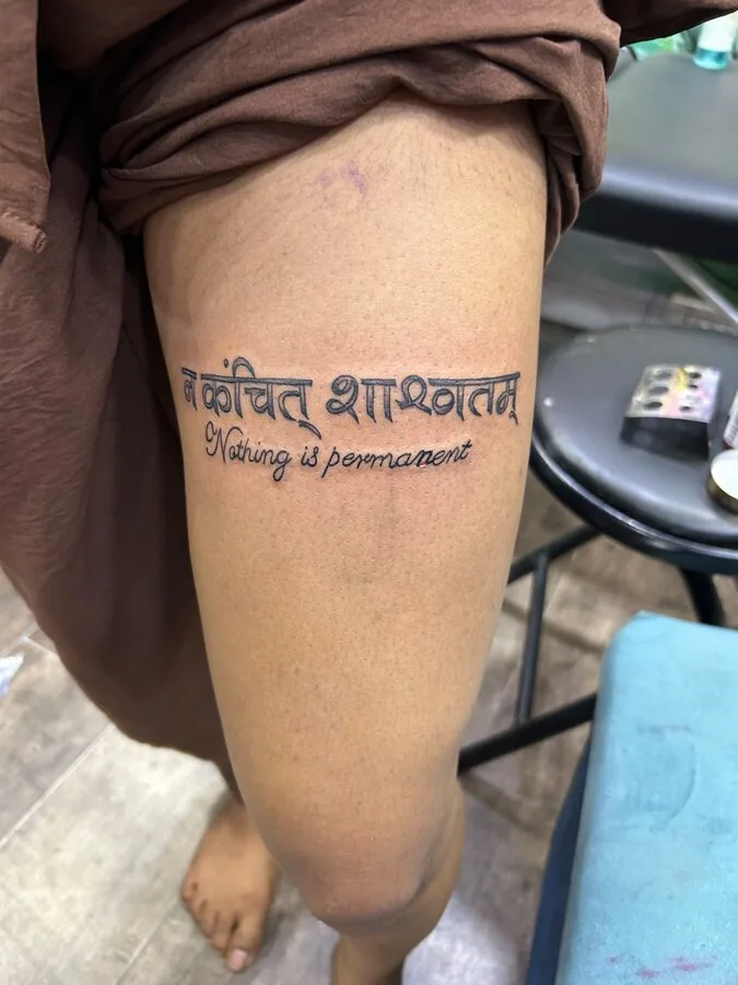 Lettering & Script tattoo work by Sid Ink Tattoo